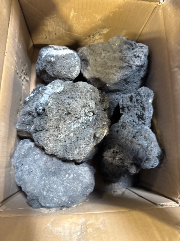 Photo 1 of 20lb Volcanic Lava Rocks Natural Stones for Fire Pit Aquarium Bonsai Substrate Succulent Planters Garden Decorative Landscaping paludarium(7-8pcs 4-9 inches)