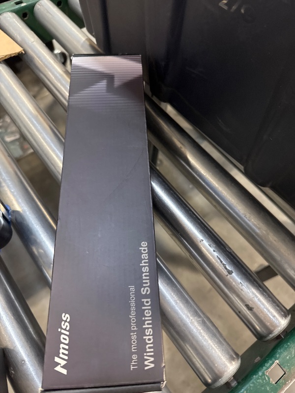 Photo 1 of [Upgraded] Nmoiss Windshield Sun Shade Umbrella - [Vinyl Coating Heat Shield] Protect Car from Sun Rays & Heat Damage Keep Cool and Protect Interior, Spring Structure Edge Medium 56" L x 31" W