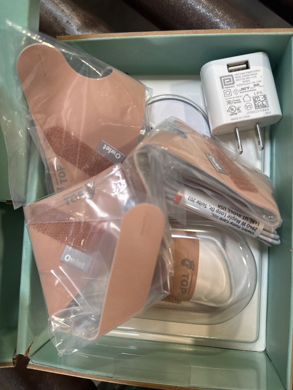 Photo 1 of Owlet Dream Sock - FDA-Cleared Smart Baby Monitor - Track Live Pulse (Heart) Rate, Oxygen in Infants - Receive Notifications - Dusty Rose