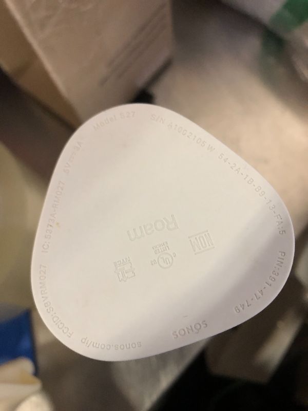 Photo 1 of **USED** Sonos Roam 2 - White - Portable Waterproof Bluetooth Speaker
