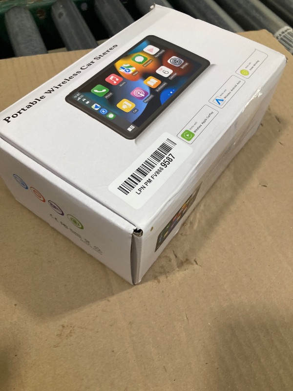 Photo 1 of 2026 Enhanced Carplay Screen for Car - 7" HD Portable Carplay & Android Auto with Bluetooth, HD Backup Camera, GPS Navigation, Siri, FM Radio, AUX, and Mirror Link – Compatible with All Vehicles