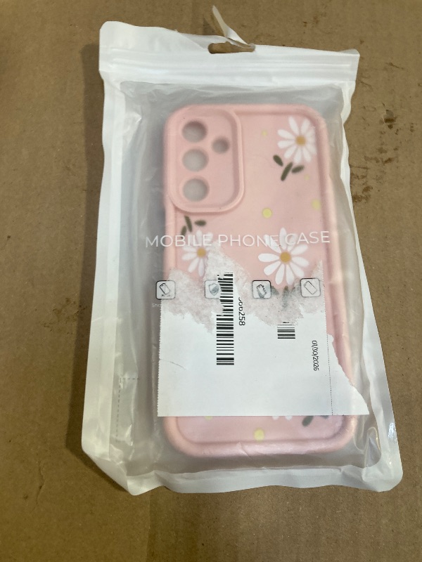 Photo 1 of CASBST for Samsung Galaxy A25 5G Case, Creative Flower Pattern Design Girls Women Liquid Silicone Cover, Thicker Frame Shockproof and Scratch-Resistant Soft Case for Samsung A25 - Pink