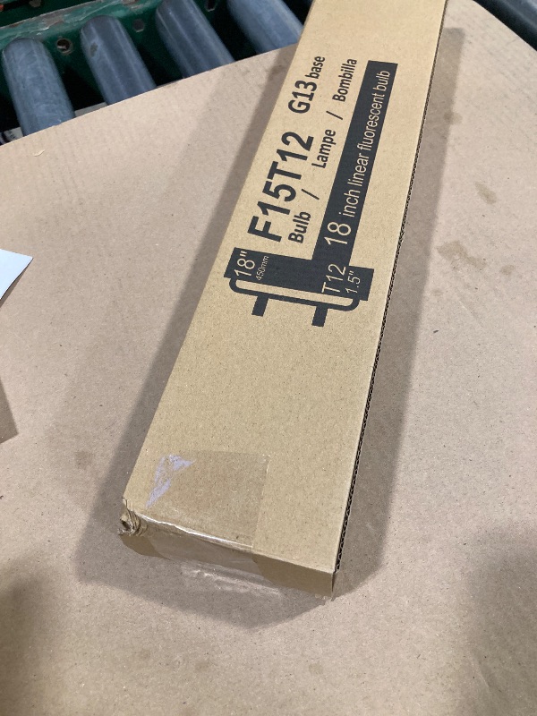 Photo 1 of Cemlorot 2pack F15T12-CW Cool White 15Watt Fluorescent Light Bulb,18inch 4100K Straight Linear Preheat Lamp,T12 Tube 1.5'' Dia Replacement for Kitchen and Bath