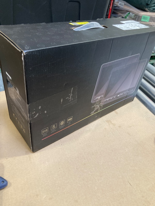 Photo 1 of 10.5" Dual Portable DVD Player, Arafuna Rechargable Car Screen Play A Same or Two Different Movies, Headrest for Car with 5-Hour, Support USB/SD, Last Memory