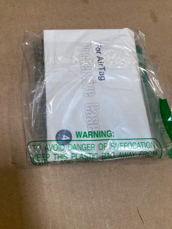 Photo 1 of 4Pack,for Apple Airtag Holder Case with Keychain,IPX8 Waterproof,Shockproof GPS Air Tag Tracker Cover [Anti-Scratch] [PC+Silicone] for Item Finders Case for Pets,Kids,Luggages-Black/Blue/Green/Red