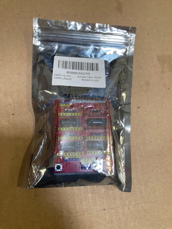 Photo 1 of 100pcs California JOS 2.54mm Black Jumper Caps Standard Circuit Board Jumper Cap Shunts Short Circuit Connection Pin Blocks