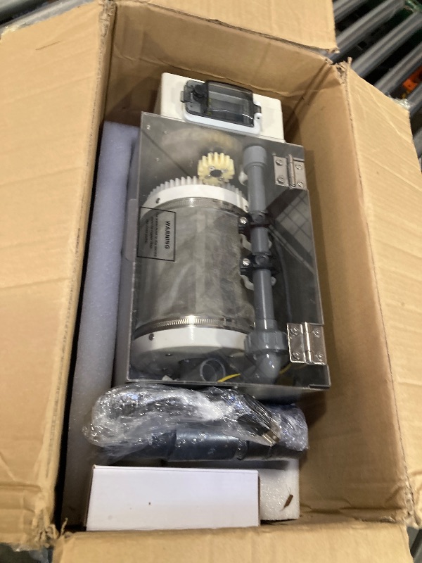 Photo 1 of RINOO RDF Automatic Rotary Drum Filter for Koi Tilapia Pond, Fish Farm,Aquarium,Hydroponics, Aquaculture, Aquaponics, with Mobile Control Box, Smallest Koi Pond Filter 4T10-2