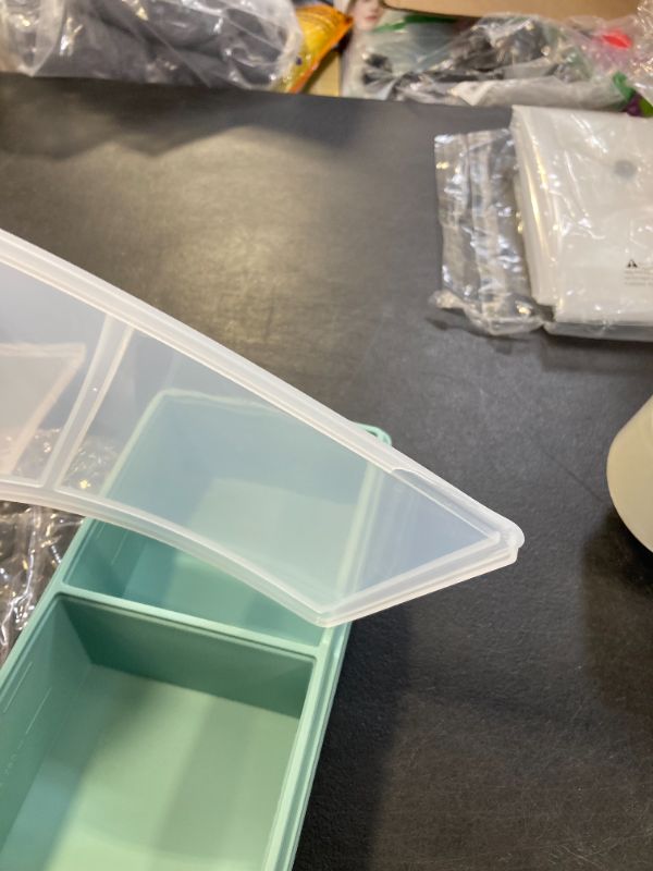 Photo 1 of 2 cup Silicone Freezer Trays with Lids, Silicone Soup Freezer Molds, Easily prepare portioned meals, Great for storing soups, lasagna, leftovers, sauces and other dishes, Dishwasher, Oven Safe