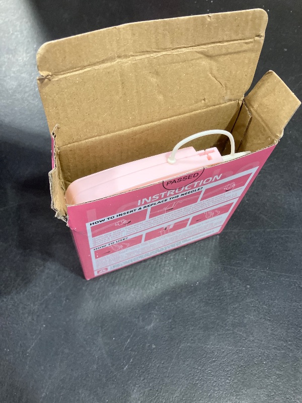 Photo 1 of Legebo Stitch Gun for Clothes, Handheld Stitch Gun Quick Clothing Fixer, Portable Tagging Gun for Home & Retail Use, Includes 6 Needles,1000 Black & 1000 White Fasteners (Pink,1pcs+2000tag)