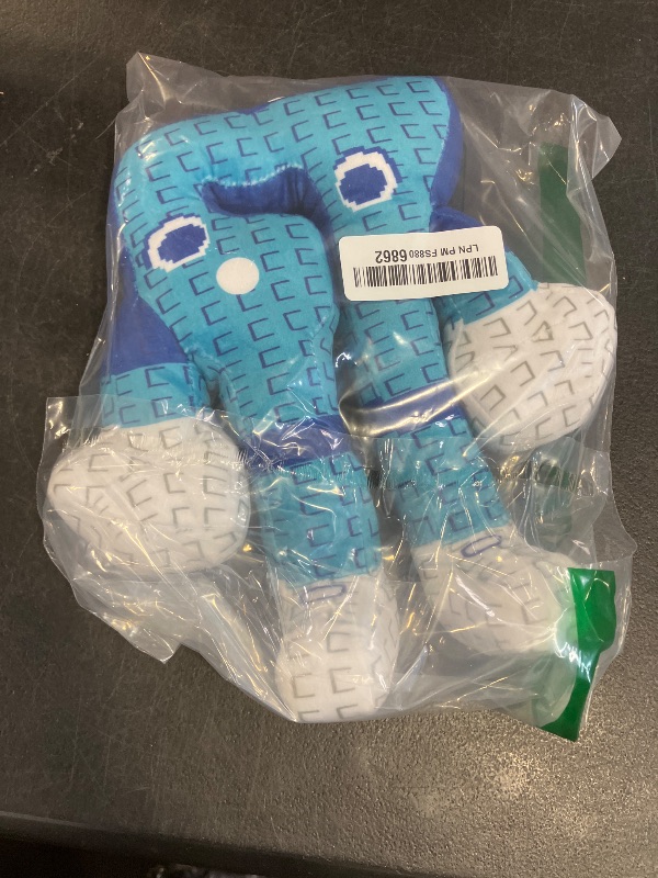 Photo 1 of 10 Inch 67 Plush Toy - Soft Stuffed Number Character, Pixel-Style Steal A Brainrot Inspired Plushie, for Kids, Gamers, Collectors & Internet Culture Fans
