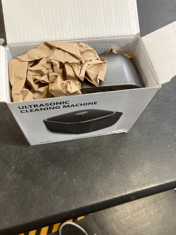 Photo 1 of Ultrasonic Retainer Cleaner - 48kHz Retainer Cleaner Machine for Dentures, Mouth Guards, Aligner, Toothbrush Heads, Jewelry, 3 Modes Denture Cleaner with 250ml Dental Cleaning Pod