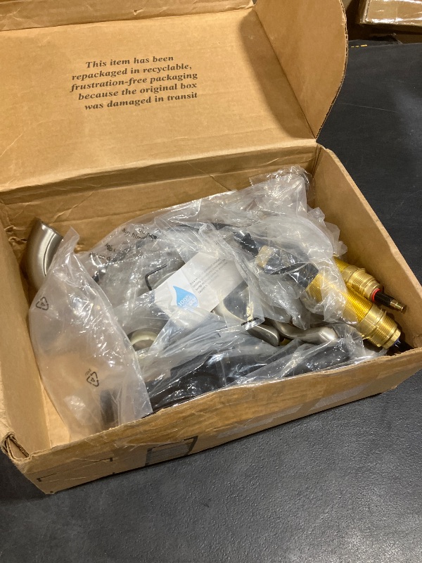 Photo 1 of Pfister Willa Bathroom Sink Faucet, 8-Inch Widespread, 2-Handle, 3-Hole, NSF Certified, Spot Defense Brushed Nickel Finish, LF049MALGS