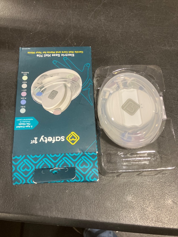 Photo 1 of Safety 1st Electric Ease Nail File, Gentle and Easy to use, with Built in Light, Grey