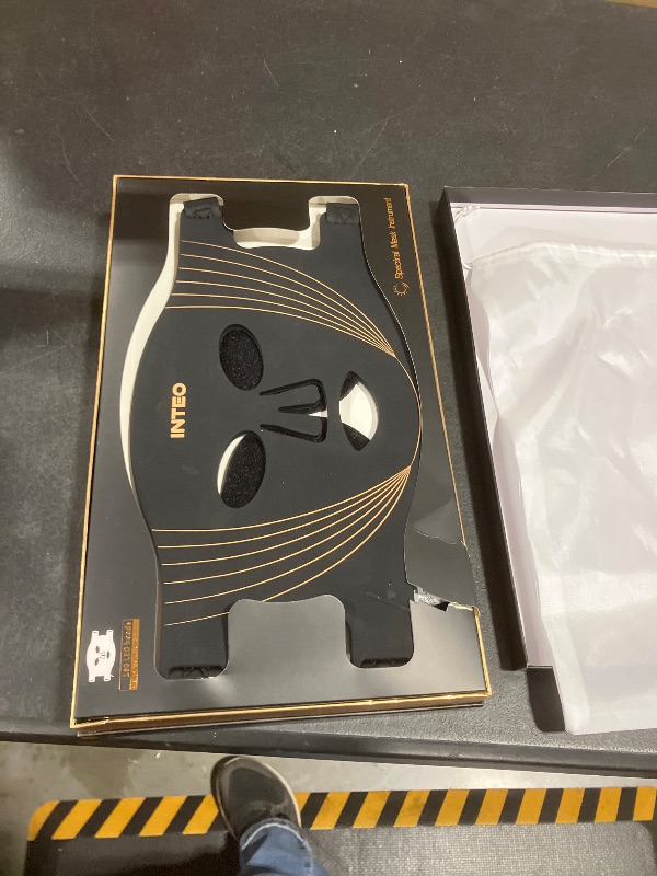 Photo 1 of INTEO Red Light Therapy for Face, 3 Modes Portable Led Face Mask Light Therapy with Remote, Near-infrared 850 Red Light Mask with Timing Function, Led Light Therapy At Home 180 LED Beads