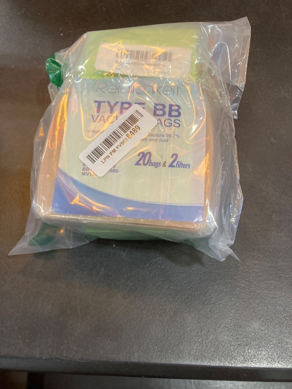 Photo 1 of 20 Pack Type BB Canister Bags Replacement Fit for Oreck XL Canister Vacuum bags PKBB12DW BB180 BB280 BB850 BB870 BB900 BB1000 MV160 with 2 Motor Filter