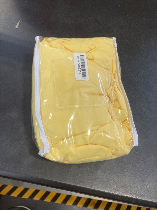 Photo 1 of King Fitted Bed Sheet - Bottom Single Fitted Sheet Only - Ultra-Soft Hotel Luxury Bedding w/ 8-16 Inch Deep Pockets - Breathable, Cooling & Wrinkle Free - Easy-Care, Fade & Shrink Resistant - Yellow