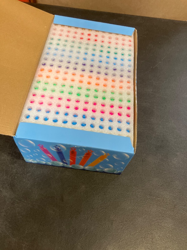 Photo 1 of 240 Pcs Mini Bubble Wands in 10 Colors, Bulk Party Favors for Kids, Themed Birthday, Christmas, New Year, Valentine, Carnival, School Classroom Prizes for Boys & Girls, Ideal Goodies Bags Stuffers