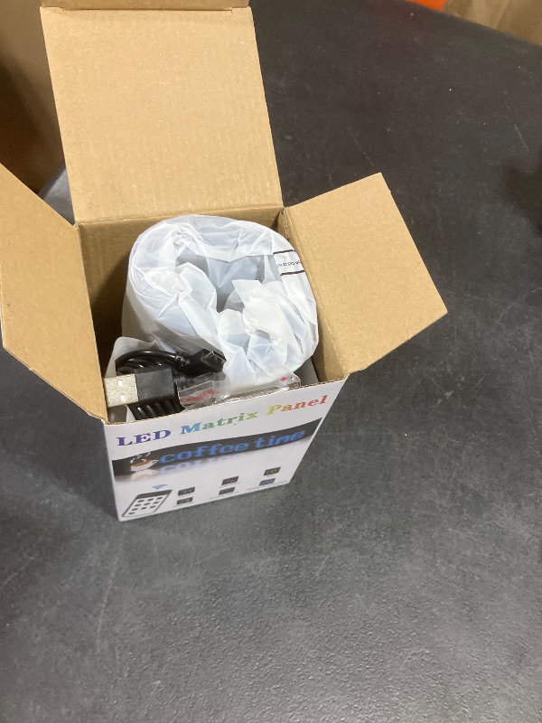 Photo 1 of Devil Eyes Light for Windshield: 23.4"x4.7" Programmable LED Signs with APP & Remote Control - 5V USB Digital Lighting Display, LED Lights for Cars (1 Pcs)