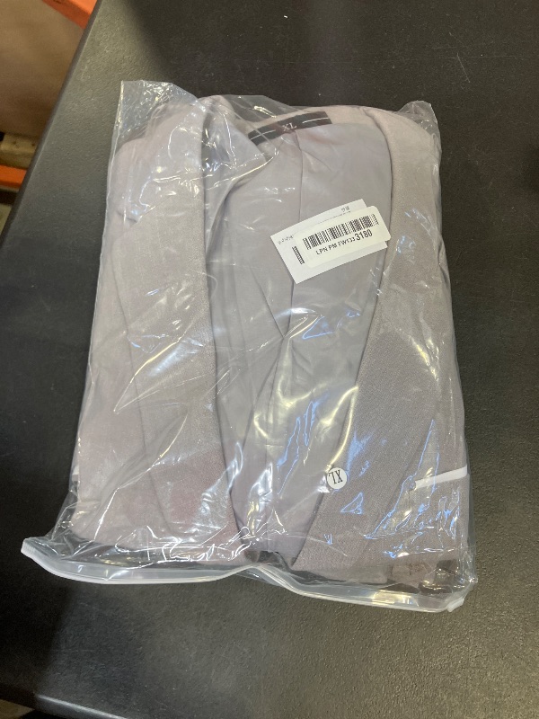 Photo 1 of Suit for Men Linen 3 Pieces Gray Wedding Men Suits Slim Fit Homecoming Tuxedo Groomsmen Suit Blazer Vest Pant Light Weight gr-XL