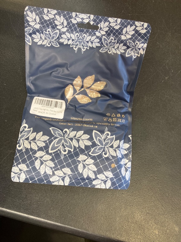 Photo 1 of LUCKELF Sexy High Waist Tights Sparkle Rhinestone Fishnets Party Rhinestone Mesh Stockings (Free Size, Natural)