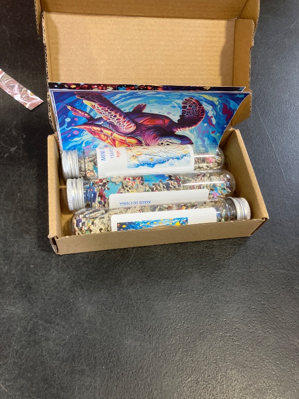 Photo 1 of 150 Pieces Mini Jigsaw Puzzles for Adults & Kids,6 x 4 Inches,Mini Puzzles,Travel Puzzle,Small Micro Puzzles,Challenging Difficult Puzzle,3 Pack Ocean Series