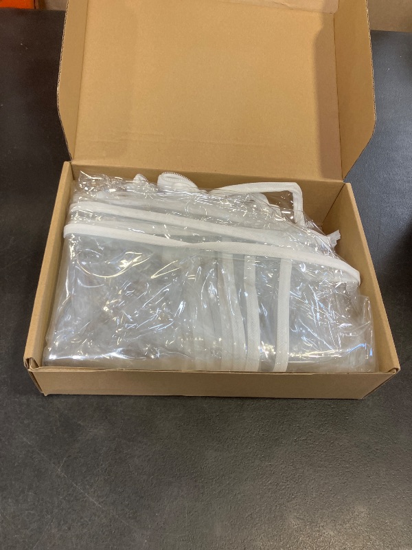 Photo 1 of 6 Packs Clear Zippered Storage Bags Sweater Moth Bags Plastic Storage for Blankets Clothes Bed Sheet Organizer with Zipper for Closet Linen Sweater Bed Sheet Clothes Pillow(16 x 14 x 4 Inch)