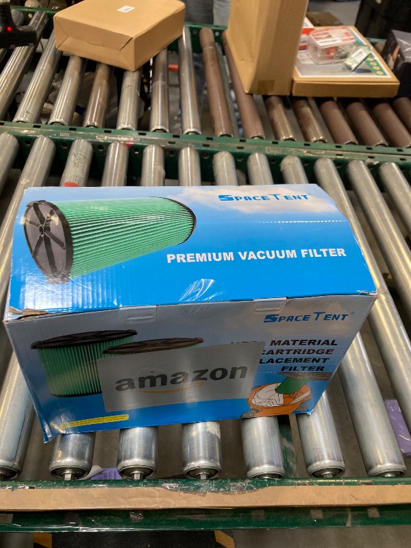 Photo 1 of 2 Pack VF6000 Hepa Filter Replacement for Rigid Shop Vac Filter 97457, 5-Layer HEPA Pleated Paper Filter, compatible with RIDGID most 5-20 Gallon Wet/Dry Vacuums, with 4 Pack Filter Covers
