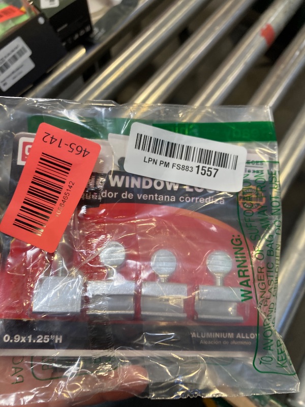 Photo 1 of 4PCS Aluminum Sliding Window Locks – Security Locks for Metal Horizontal Sliding Windows (Pack of 4)