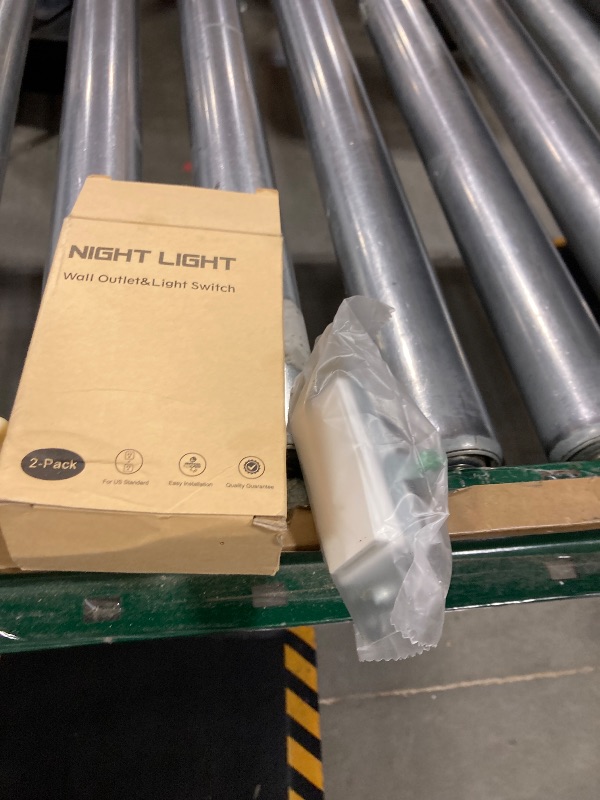 Photo 1 of Illuminated Light Switch,Paddle Rocker Wall Switch with LED Night Light, Automatic On/Off Sensor, Single Pole, 15Amp 120/277Volt, White