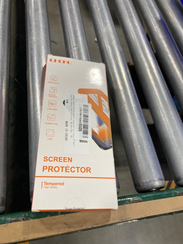 Photo 1 of [1-Second Auto-Install] QHOHQ 3 Pack Privacy Screen Protector for iPhone Air+3 Pack Camera Lens Protector,25° Anti Spy Tempered Glass for iPhone 17 Air,[12FT Military Grade Shatterproof],Case Friendly