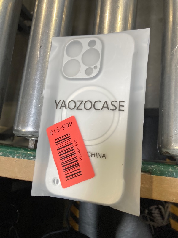 Photo 1 of YAOZOCASE for iPhone Case,Luxury Magnetic Metal Gloss Matte Ultra Thin Frameless,Compatible with Magsafe Slim Hard PC Protection Shockproof Phone Case (Silver,iPhone 16 Pro)