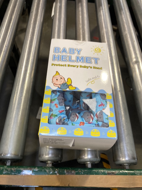 Photo 1 of Baby Helmet for Crawling & Walking - Head Protector for Infants, Soft Cushion Safety Headguard, Toddler Inflatable Helmets 6-12 Months