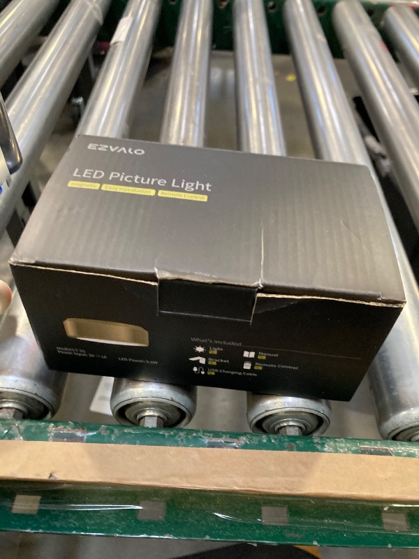 Photo 1 of EZVALO Picture Lights for Wall, 2000mAh Rechargeable Battery Magnetic Poster Lights with 3 Color Temps & 12 RGB, Remote Dimmable Timer Painting Light, Wall Decor Light for Art Display, Frame (3 Pack)