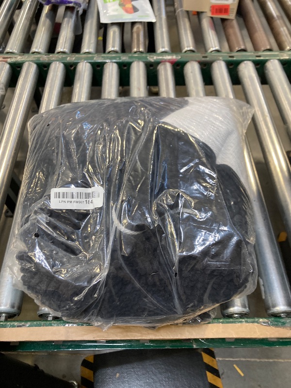 Photo 1 of Muddy Mat® Pack of 3 Highly Absorbent Microfiber Dog Door Mat and Pet Rug, Non Slip Thick Washable Area Mat Soft Chenille for Kitchen Bathroom Bedroom and Outdoor - Black Small, Medium & Large