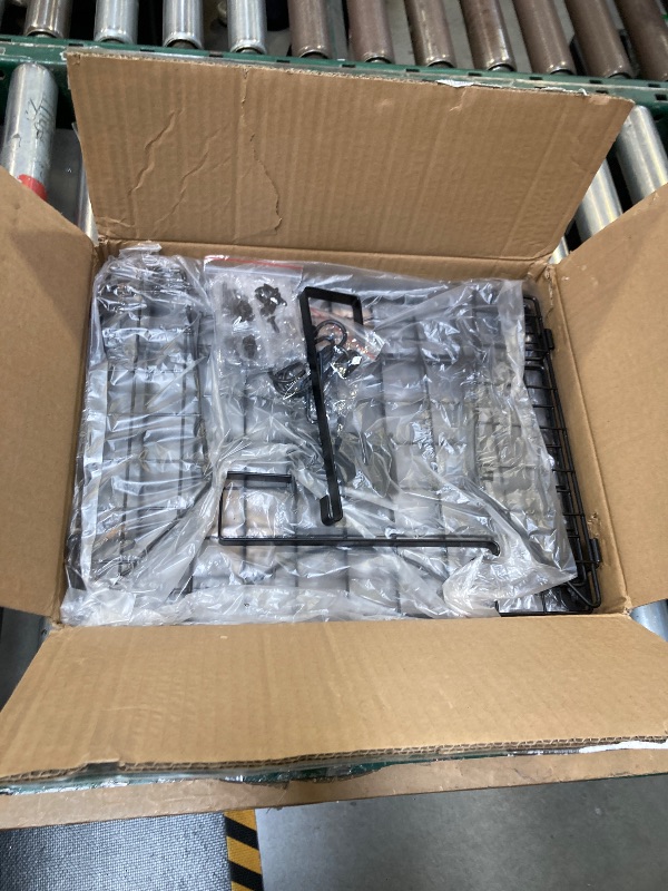 Photo 1 of X-cosrack 3-Tier Hanging Wall Files Rack with Door Hooks and 6pcs S Shape Hooks, Over the Door File Organizer &Mounts on Wall Metal Folder, with Tag Slot Great for Office Home and Work- Black