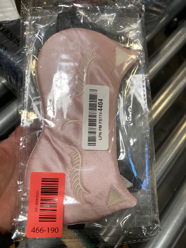 Photo 1 of Silk Sleep Mask for Women Men – Cute Cat Adjustable Eye Mask, Soft Satin Blindfold for Sleeping, Lightweight Travel Eye Cover for Nap, Girls Teens Adult