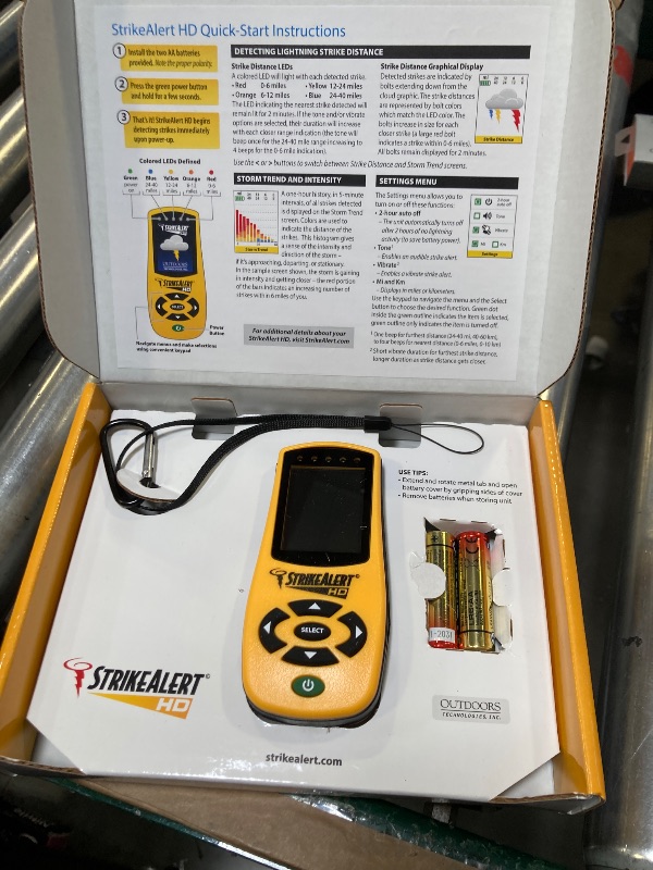Photo 1 of StrikeAlert HD Personal Lightning Detector