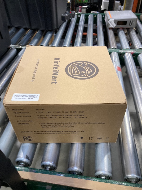 Photo 1 of BinfeiMart | Kid-Safe Cardboard Cutting Toy for Ages 4+ | STEM Educational Electric Craft Tool with Lighted Scrap Drawer & Durable Aluminum Panel