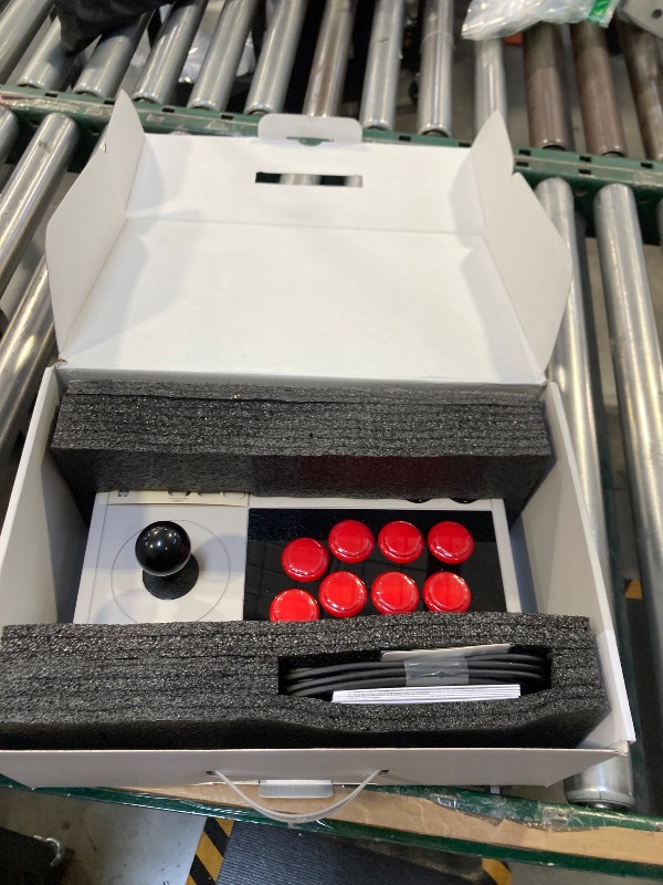 Photo 1 of 8Bitdo Retro Arcade Fight Stick 8 Way Joystick with 2 Dedicated Macro Buttons and Turbo Function for Switch/Switch 2 and PC Windows, Support Bluetooth, 2.4G Wireless and Wired USB-C Cable Connection