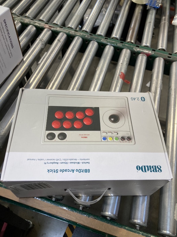 Photo 1 of 8Bitdo Retro Arcade Fight Stick 8 Way Joystick with 2 Dedicated Macro Buttons and Turbo Function for Switch/Switch 2 and PC Windows, Support Bluetooth, 2.4G Wireless and Wired USB-C Cable Connection