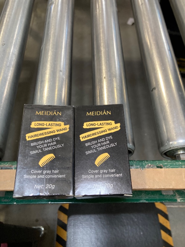 Photo 1 of 2-in-1 Hair Color Stick & Comb, Long-Lasting Waterproof Color,Sweat-Proof, Quick Root Touch-Up, Coloring Tool – For Women & Men (Brownish Black-2PCS)