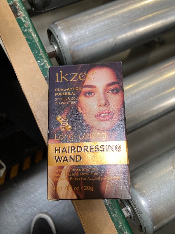 Photo 1 of ??Safe and Convenient Comb Hair Dye | Portable Color Touch-Up Wand | Waterproof and Sweat-Proof | Instantly Covers Gray Roots | Precision Brush for Accurate Coverage | 20g (01# Brown)??