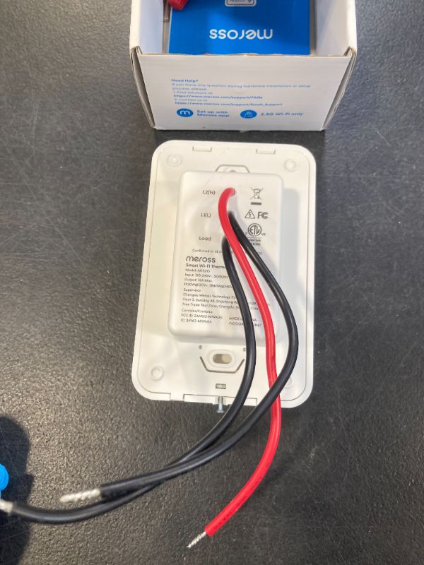 Photo 4 of meross Matter Smart Thermostat for Electric Baseboard Heater, Works with Alexa, HomeKit, Google, SmartThings, Programmable WiFi Thermostat for House, Energy Saving, App & Voice Control for Smart Home