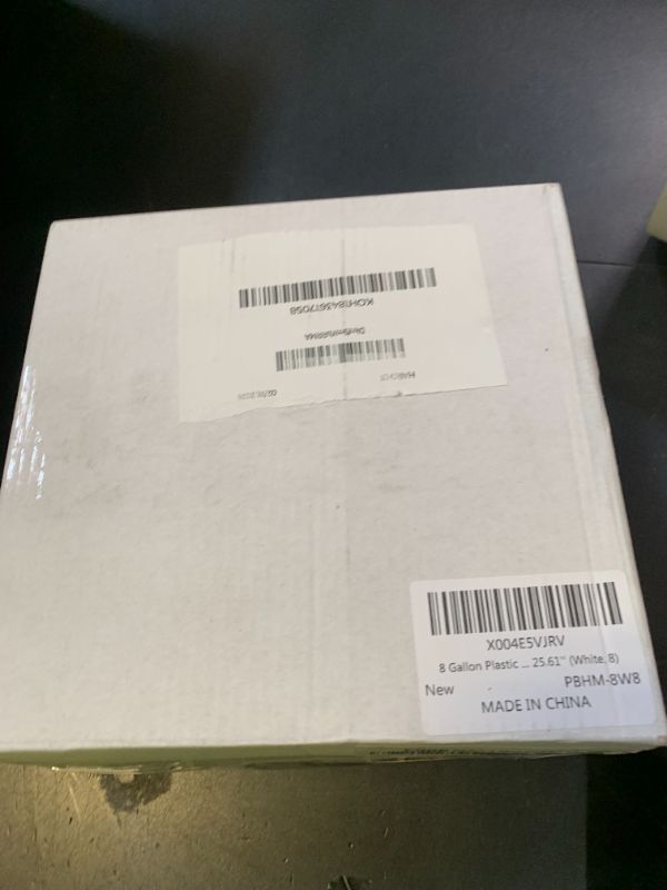 Photo 3 of 8 Gallon Trash Bags, 120 Count, White Drawstring Garbage Bags, Thick Plastic Trash Can Liners, Unscented, Fits 30 Liter Wastebaskets for Home Kitchen Bathroom Office (22.1 x 25.6 in)