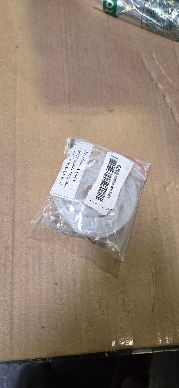 Photo 1 of X AUTOHAUX Silicone O-Rings, 60mm OD 53.8mm ID 3.1mm Width VMQ Seal Gasket for Compressor Valves Pipe Repair, White, Pack of 20