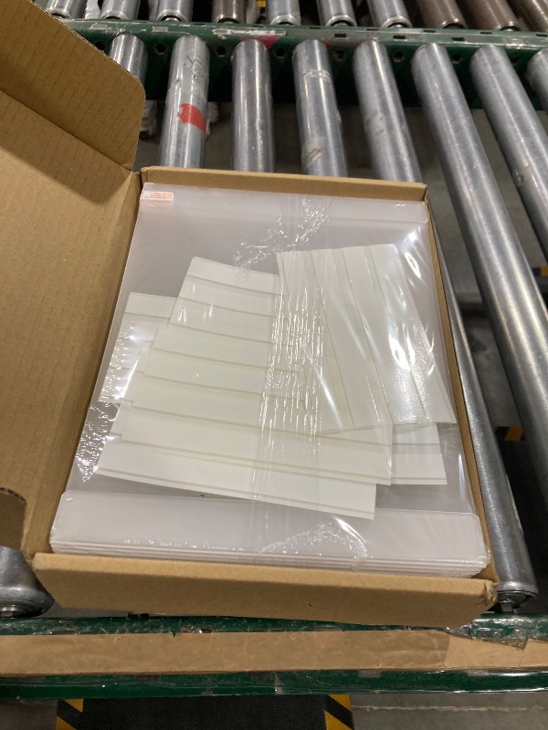 Photo 1 of 12 Pack 8.5x11 Acrylic Sign Holder Wall Mount, Plastic Wall Signs Acrylic Frame Photo Menu Flyer Display Holders with Adhesive Tape for Office, Home, Store, Restaurant - No Drilling