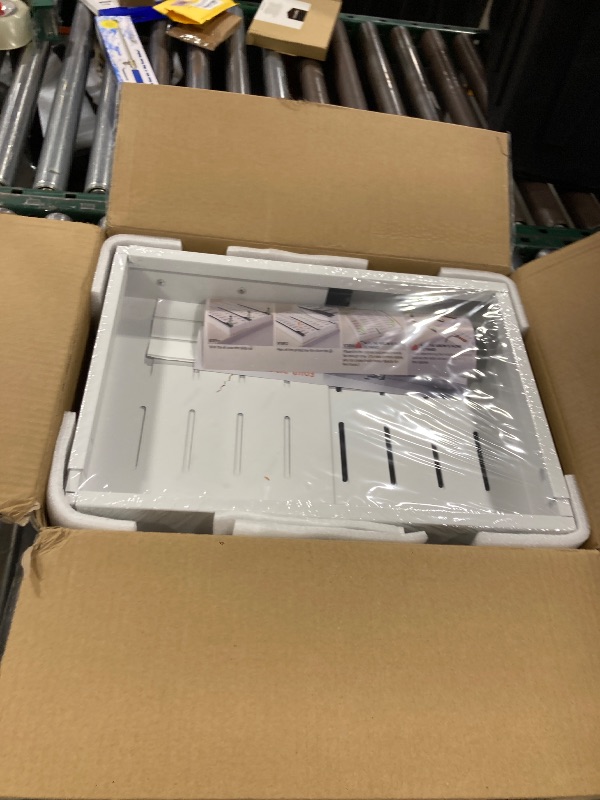 Photo 1 of 2 Pack Expandable Pull Out Cabinet Organizer, Width (12"-19" ) & Depth (16.5"-22")No Drill Adjustable Cabinet Pull Out Shelves for Kitchen,Pantry, Adhesive Roll Out Shelves for Kitchen Cabinets-White