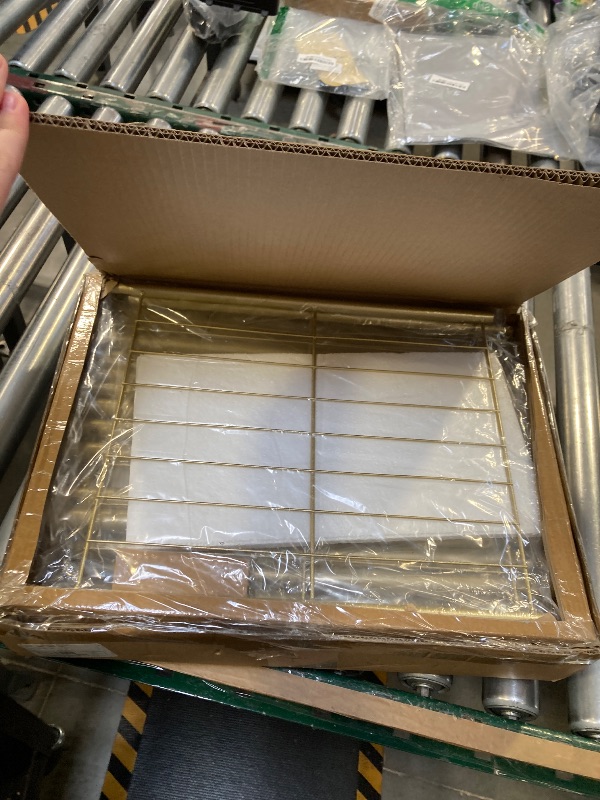 Photo 1 of SUOERNUO Clothes Rack with Wheels Garment Rack for Hanging Heavy-Duty Clothing Rack Metal Rolling Clothes Shelves for Bedroom, Closet (Golden)