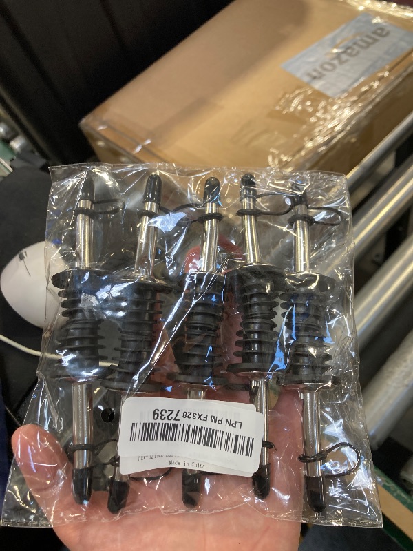 View 2 of 12 Pack Leak-Proof Dust Cap Wine Pourers,Stainless Steel Bottle Pourers for Alcohol, Olive Oil & Syrups- Fast, Controlled Pouring,Bar & Home Kitchen Accessories