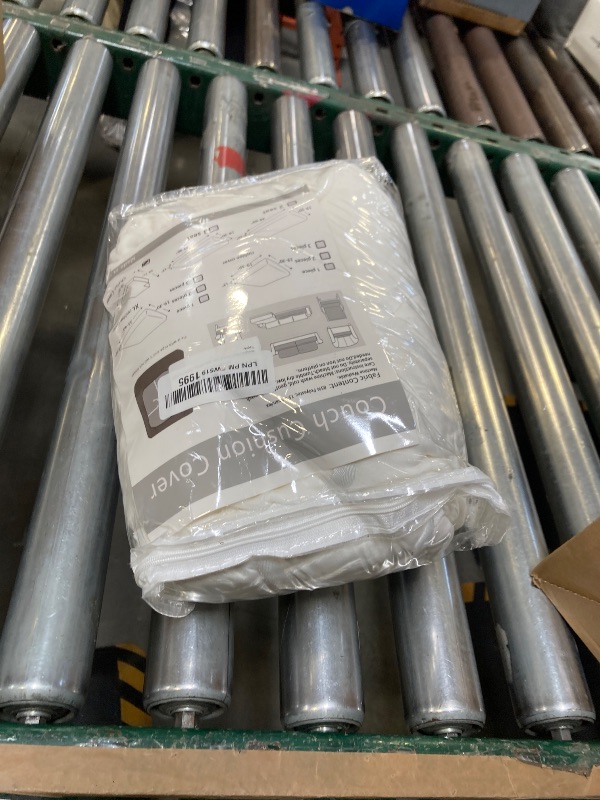 Photo 1 of MAXIJIN 1 Piece Velvet Chaise Cover Stretch Sectional Couch Covers for L Shaped Sofa Fitted Soft Chaise Lounge Cushion Cover Sofa Slipcover with Elastic Bottom (Chaise Cover, White)